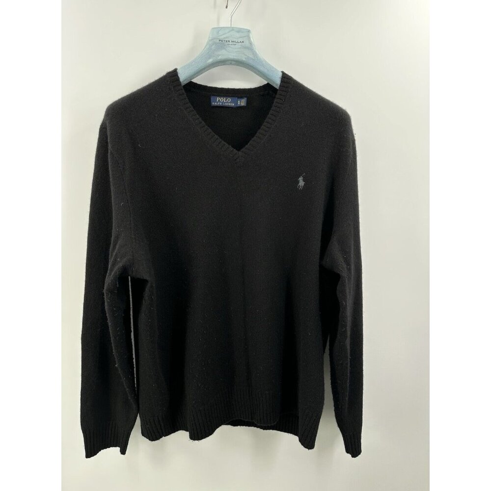 Polo Ralph Lauren V Neck Wool & Cashmere Blend Sweater XL (F-5)